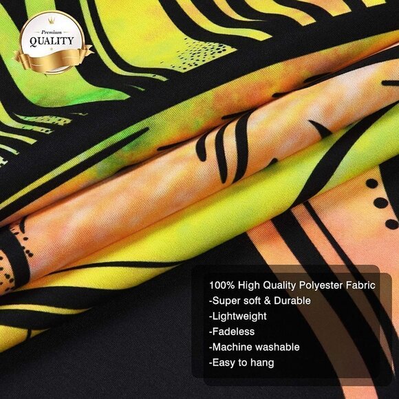 Psychedelic Burning Sun Moon Stars Tapestry Mandala Living Room Bedroom Dorm NWT - Picture 5 of 7